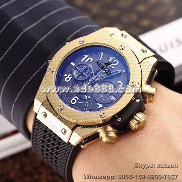 Fashion Watches Hoblot Watches High Quality Watches Leather or Steel Belt