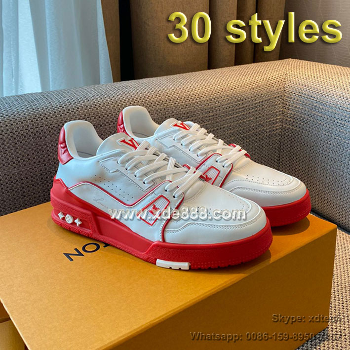 Top Brand Sneakers Short Boots LV Shoes