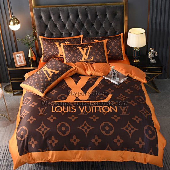 Four piece sheet set LV GUCCI of international famous brand
