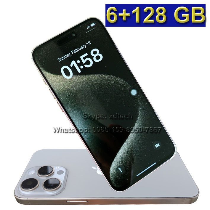 Top Quality Apple iPhone 15 Pro Max, 6GB+128GB Real